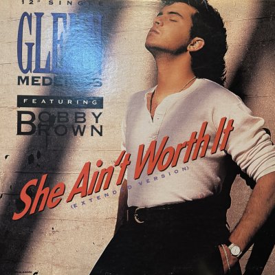 画像1: Glenn Medeiros feat. Bobby Brown - She Ain't Worth It (Extended Version) (12'') (キレイ！！)