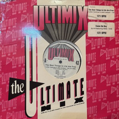 画像1: Various - Ultimix 43 (Side A & B) (inc. Luther Vandross &amp; Janet Jackson - The Best Things In Life Are Free) (12'')