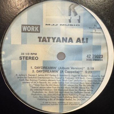 画像1: Tatyana Ali feat. Lord Taliq & Peter Gunz - Daydreamin' (12'')