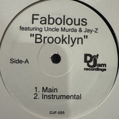 画像1: Fabolous feat. Uncle Murda & Jay-Z - Brooklyn (12'') (キレイ！！)