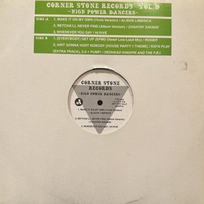 画像1: Various - Corner Stone Records Vol.9 High Power Dancers (inc. Chantay Savage - Betcha'll Never Find (Album Version)) (12'')
