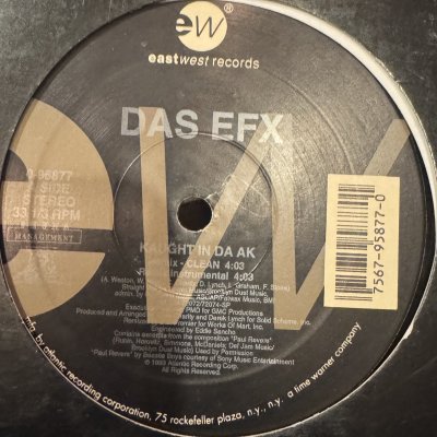 画像1: Das Efx - Kaught In Da AK (Remix) (12'') (US Original Press !!)