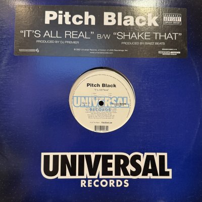 画像1: Pitch Black - It's All Real (12'')