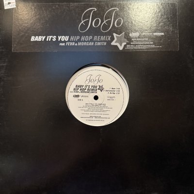 画像1: JoJo feat. Feva & Morgan Smith - Baby It's You (Hip Hop Remix) (12'') (本物US Promo !!) (キレイ!!)