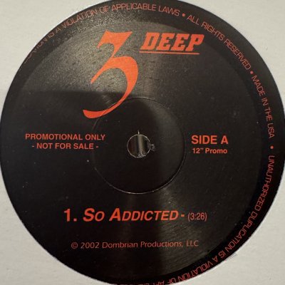 画像1: 3 Deep - So Addicted (12'')