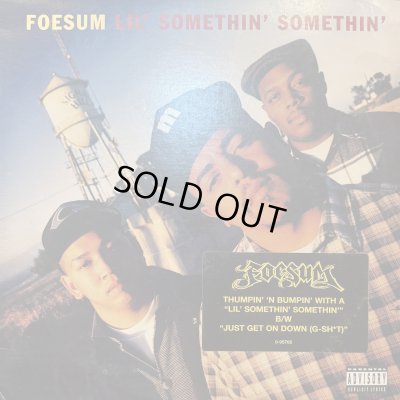 画像1: Foesum - Lil Somethin' Somethin' / Just Get on Down (G-Shit) (12'') (レアなジャケ付きUS盤！！)