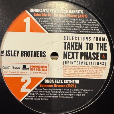 画像1: The Isley Brothers - Selections From The Isley Brothers: Taken To The Next Phase (12'') (キレイ!!)