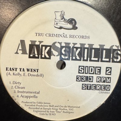 画像1: AK Skills - East Ta West (12'') (US Original Press !!)