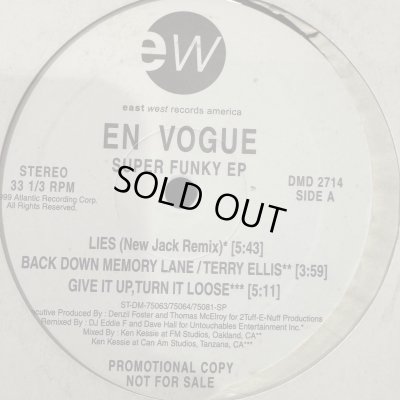 画像1: En Vogue - Super Funky EP (inc. Back Down Memory Lane) (12'')