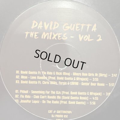 画像1: David Guetta - The Mixes Vol 2 (inc. Where Dem Girls At, Gettin' Over, Club Can't Handle Me and more) (12'')