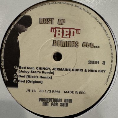 画像1: J. Holiday - Bed (Remix) (b/w Crazy Love & Be With Me) (12'')