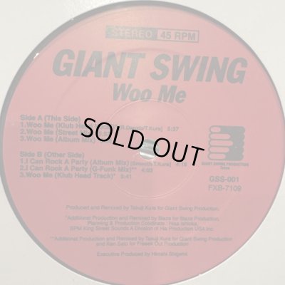 画像1: Giant Swing feat. Robbie Danzie - Woo Me (12'')
