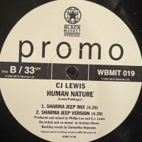 CJ Lewis - Human Nature (a/w Everything's Alright (Uptight)) (12'') (キレイ!!) (UK Promo Only !!)