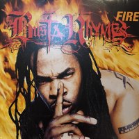 Busta Rhymes – Fire (12'') (レアなジャケ付きドイツ盤！！) (inc. Remix) (キレイ！！)