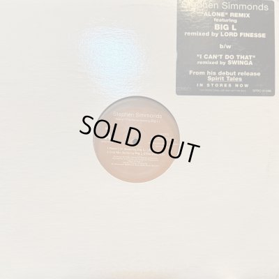 画像1: Stephen Simmonds feat. Big L - Alone (Lord Finesse Remix) (12'')