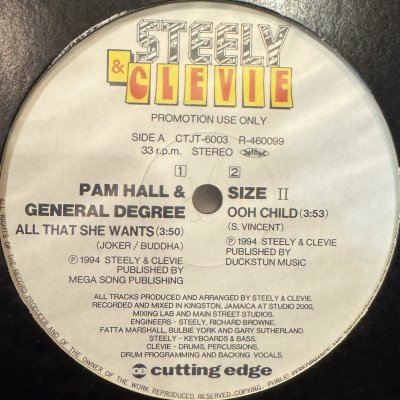 画像1: Size II - Ooh Child (inc. All That She Wants, That's The Way Love Goes etc...) (12'')