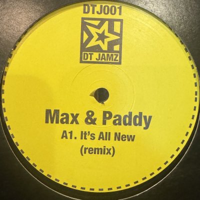 画像1: Max & Paddy / It's All New (Remix) / I'm Going Crazy (Remix) / Big Yellow Taxi (Remix) (12'')