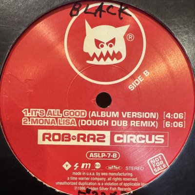 画像1: Rob 'N' Raz Circus - It's All Good (12'')