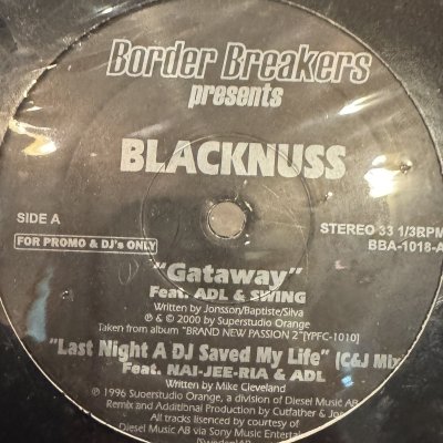 画像1: Blacknuss - Blacknuss EP (inc. Seventh Heaven, Roll With Me etc...) (12'')