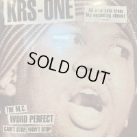 Krs-One - The MC (a/w Word Perfect & Can't Stop, Won't Stop) (12'') (キレイ!!)
