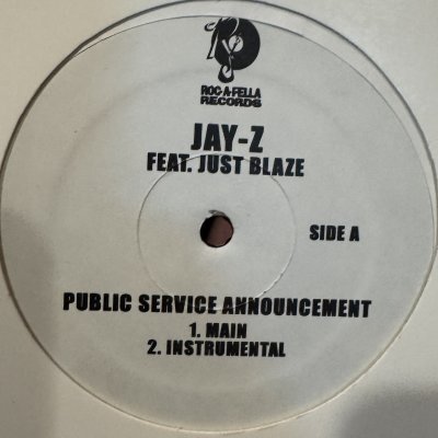 画像1: Jay-Z feat. Just Blaze - Public Service Announcement (12'') (キレイ!!)