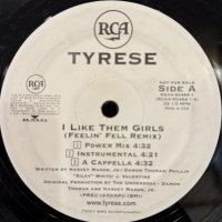 Tyrese - I Like Them Girls (Feelin' Fell Remix) (12'') (White) (コンディションの為特価!!)