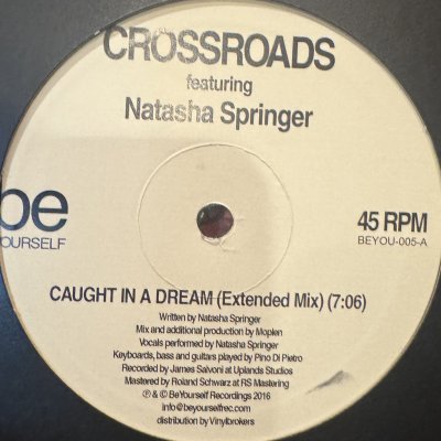 画像1: Crossroads feat. Natasha Springer - Caught In A Dream (12'')