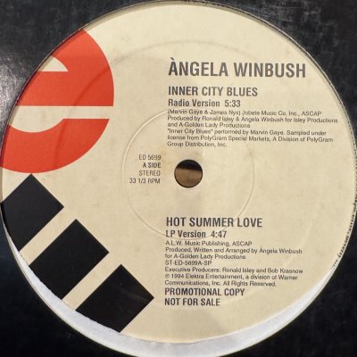 画像1: Angela Winbush - Inner City Blues / Hot Summer Love (12'') (US Promo Only !!)