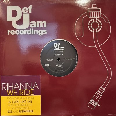 画像1: Rihanna - We Ride (12'') (キレイ！！)