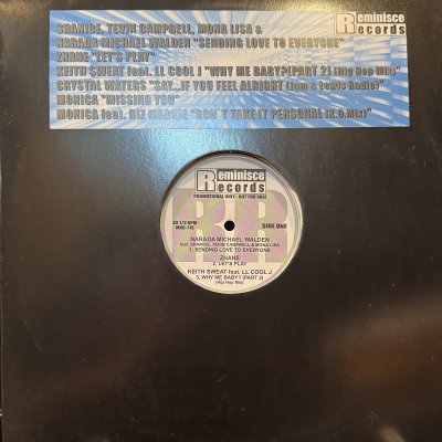 画像1: Various - Reminisce Records (inc. Zhane - Let's Play, Narada Michael Walden - Sending Love To Everyone, Monica - Missing You and more) (12'') (キレイ!!)