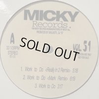 V.A. - Micky Records Vol. 51 (inc. Vabessa Williams - Work To Do Really Into Remix) (12'')