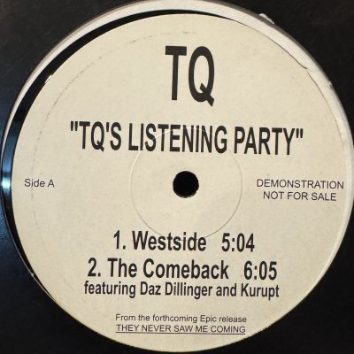 画像1: TQ - TQ's Listening Party (inc. Westside and more) (12'')