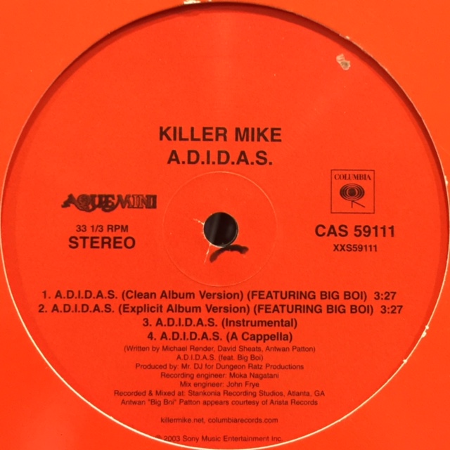 Killer - A.D.I.D.A.S. - FATMAN RECORDS