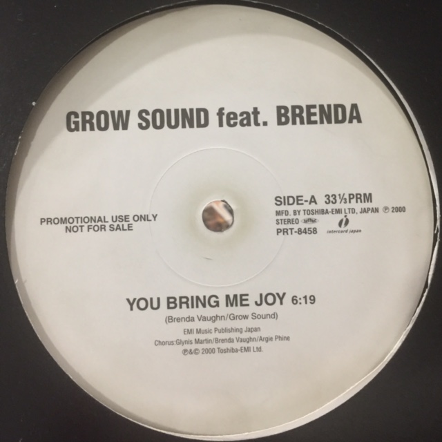 新到着 Grow Sound feat. Brenda-You Bring Me Joy 洋楽 - www.nakhon.nl