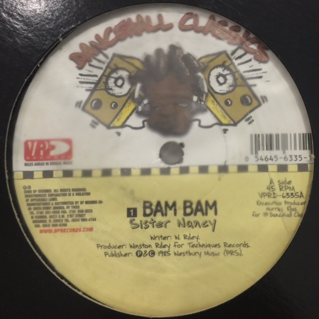 Sister Nancy - Bam Bam (12'') - FATMAN RECORDS