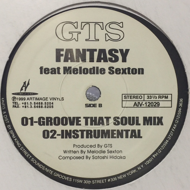 GTS feat. m-flo & Melodie Sexton - Shine In My Life (b/w Fantasy