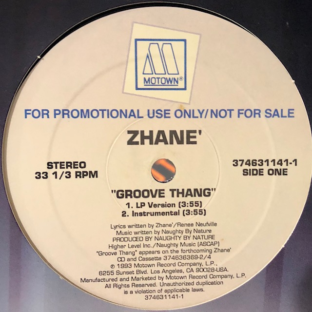 Zhane - Groove Thang (12'') - FATMAN RECORDS