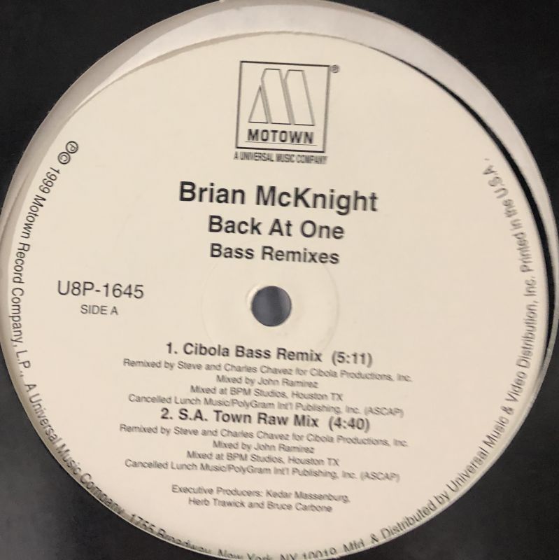 brian mcknight BACK AT ONELP VERSIONレコード | pybli.com.my