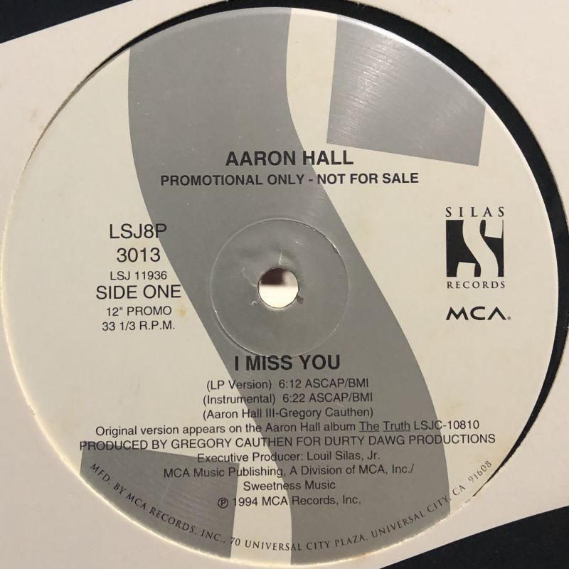 aaron hall i miss you release date