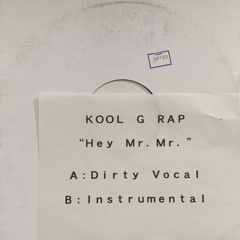 Kool G Rap - Hey Mr. Mr. (12'') - FATMAN RECORDS