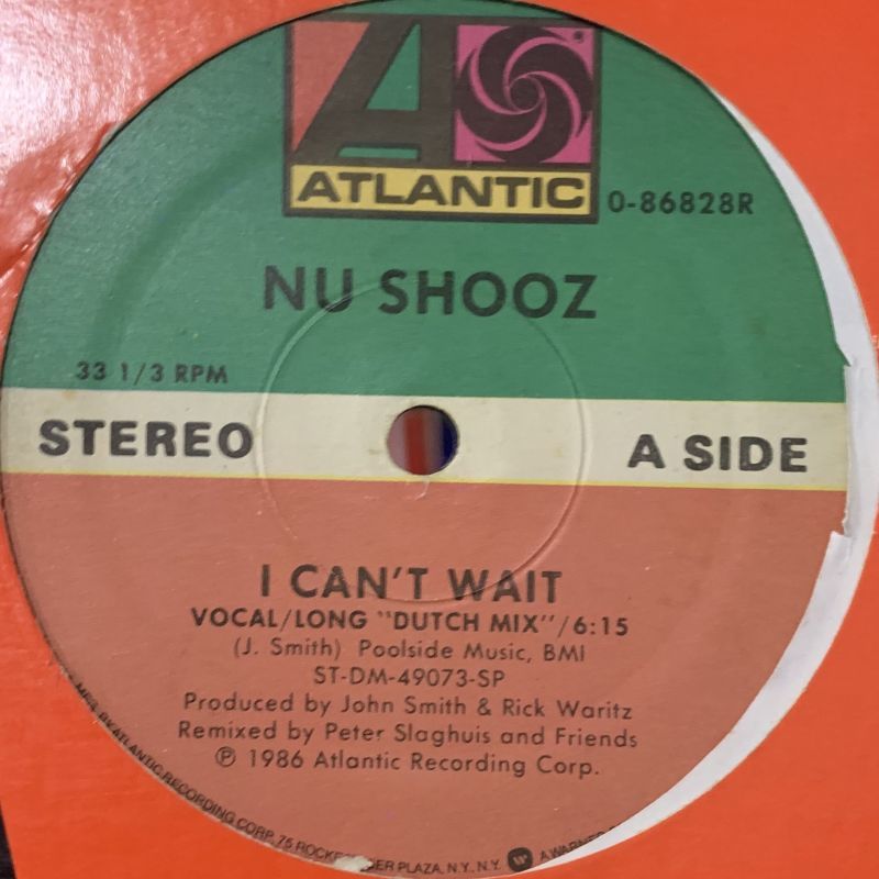 Nu Shooz I Can T Wait Nu Shooz - I Can't Wait (12'') - FATMAN RECORDS