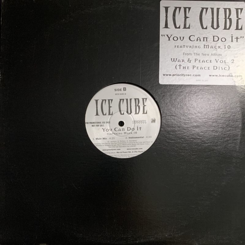 再再販 icecube mack10 レコード プロモ12