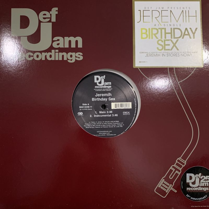 Jeremih Birthday Sex Birthday Sex Up Tempo 12 Fatman Records