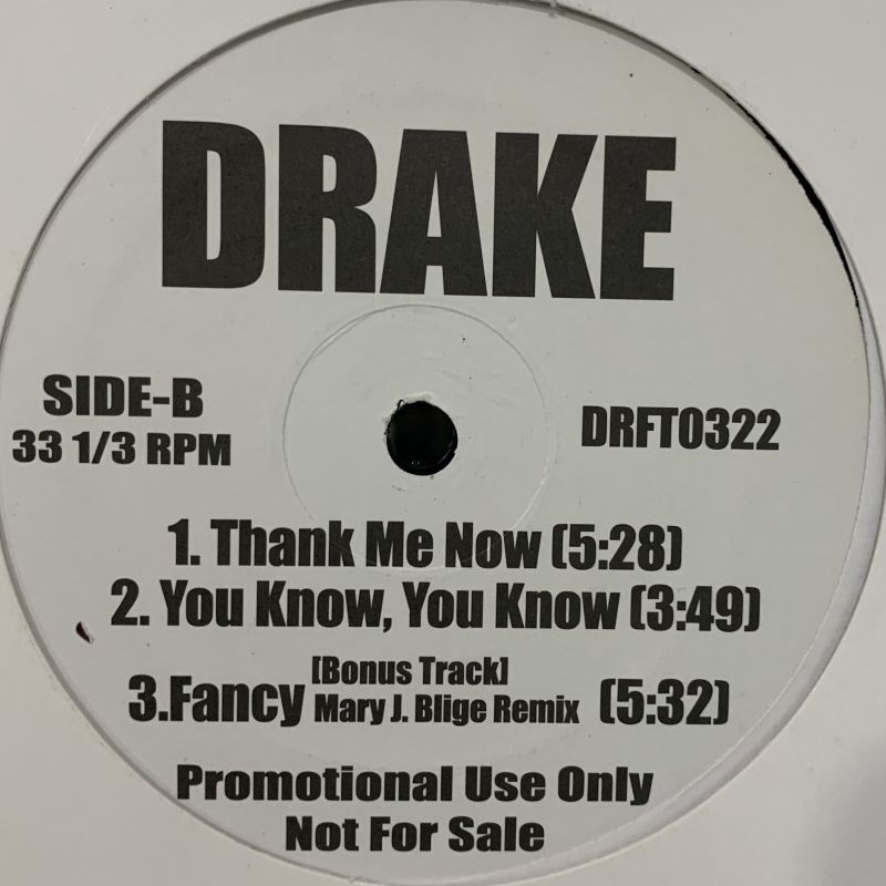 Drake feat. T.I. And Swizz Beatz - Fancy (12'') - FATMAN RECORDS