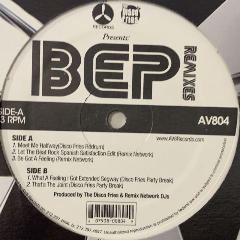 The Black Eyed Peas - BEP Remixes (b/w Meet Me Halfway, I Got