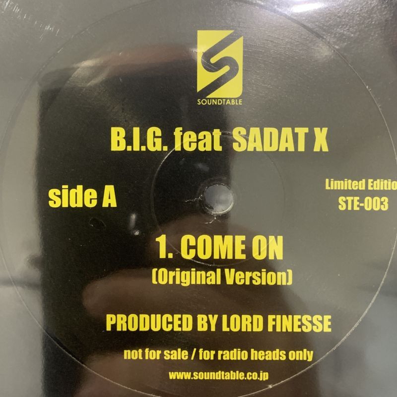アンダーグラウンドB.I.G. Feat Sadat X - Come On