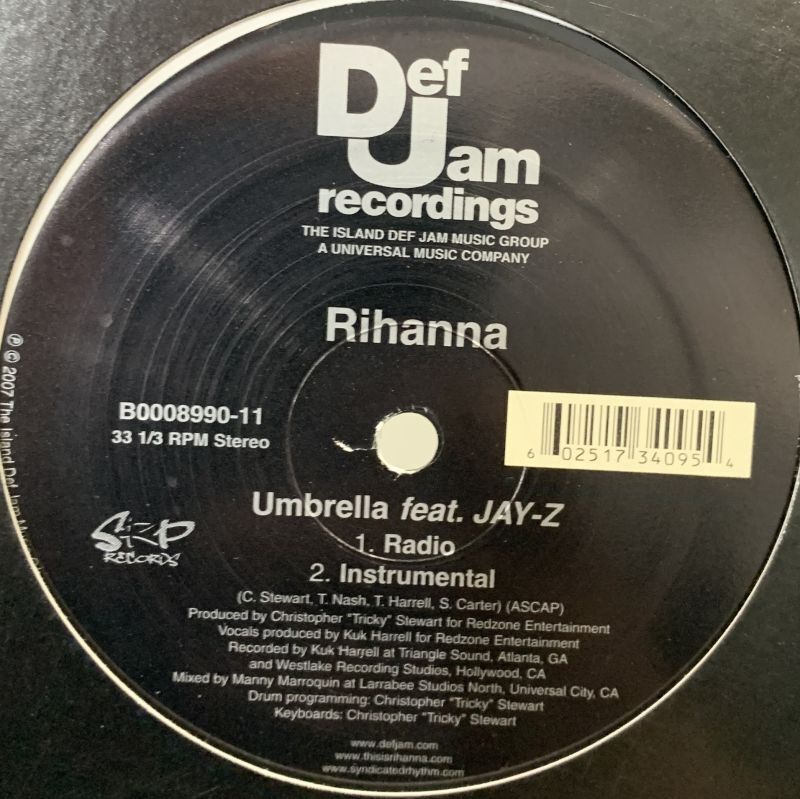 Rihanna Feat. Jay-Z - Umbrella (12'') - FATMAN RECORDS