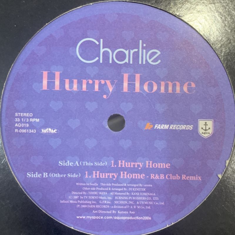 Charlie Hurry Home