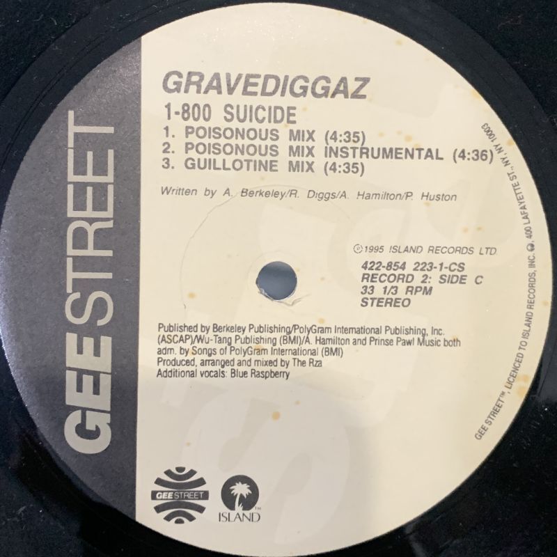 Gravediggaz - Double Suicide Pack (12''×2) - FATMAN RECORDS