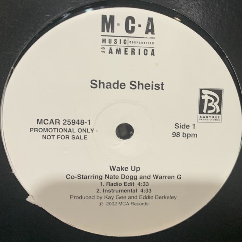 SHADE SHEIST WAKE UP 12インチレコード - 洋楽